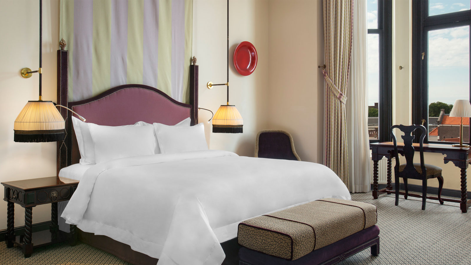 Kamers & suites in hotel des indes, des haag Exclusieve slaapkamers en
